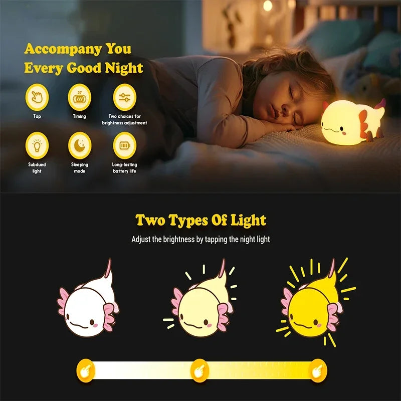 Axolotl Lamp